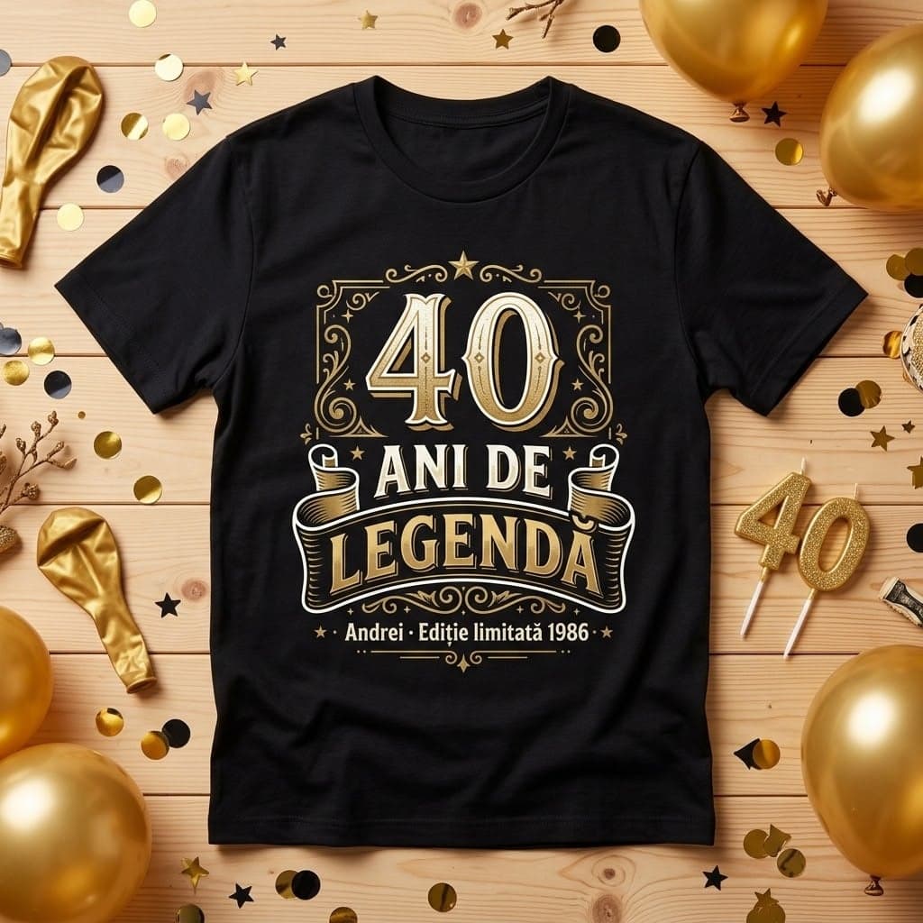 Tricou „40 ani de legendă”