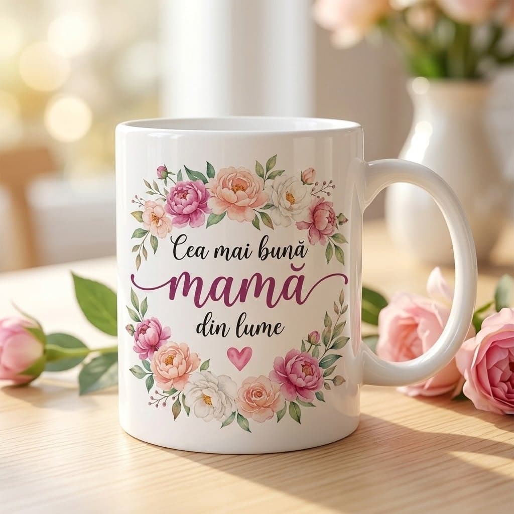 Cană „Cea mai bună mamă din lume”