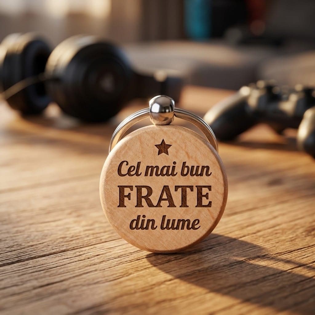 Breloc gravat cadou pentru frate