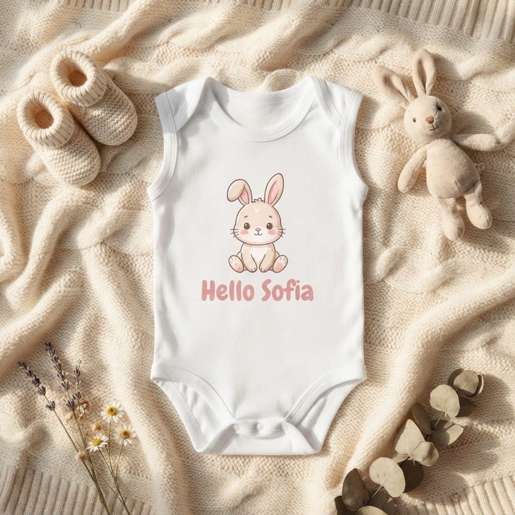 Body pentru bebeluși personalizat cu nume