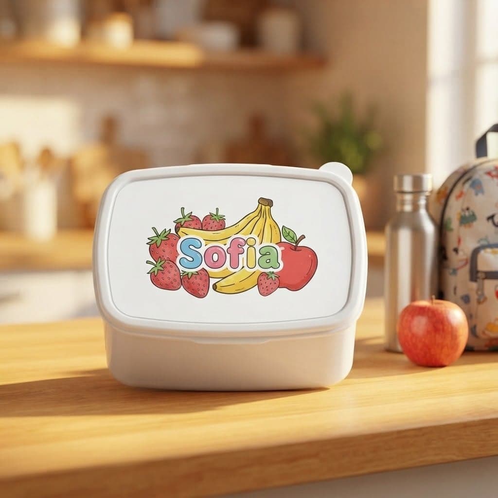Cutie pentru prânz personalizată cu nume