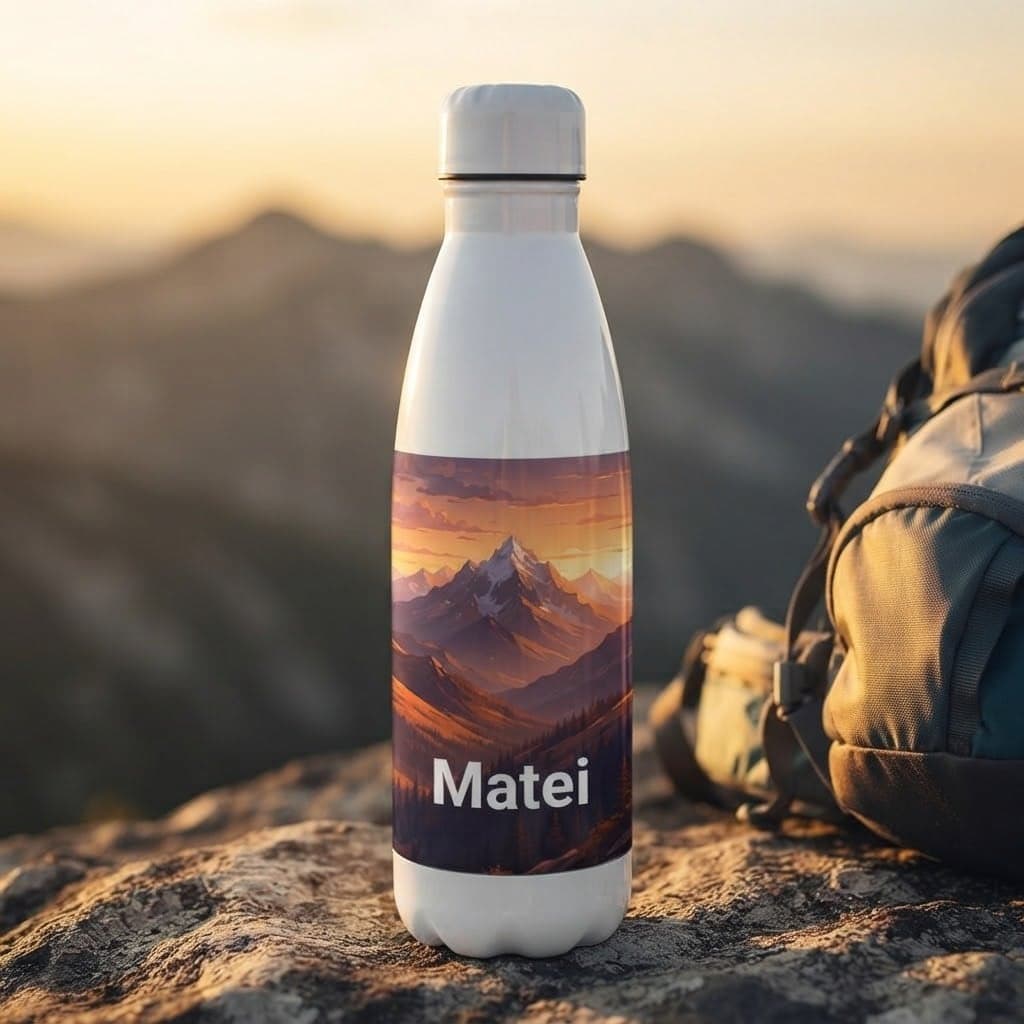 Sticlă metalică personalizată, 700 ml