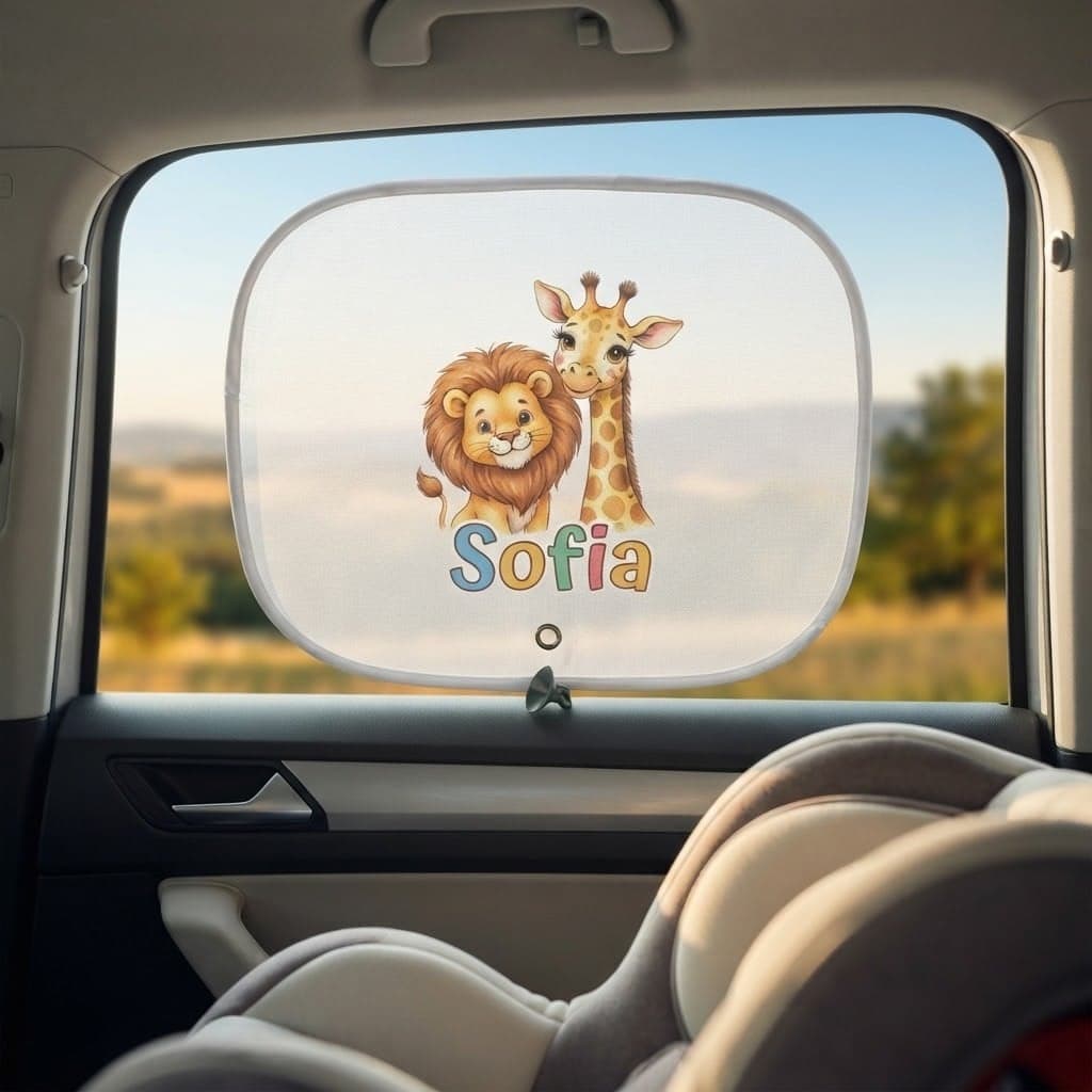 Parasolar auto personalizat, set de 2