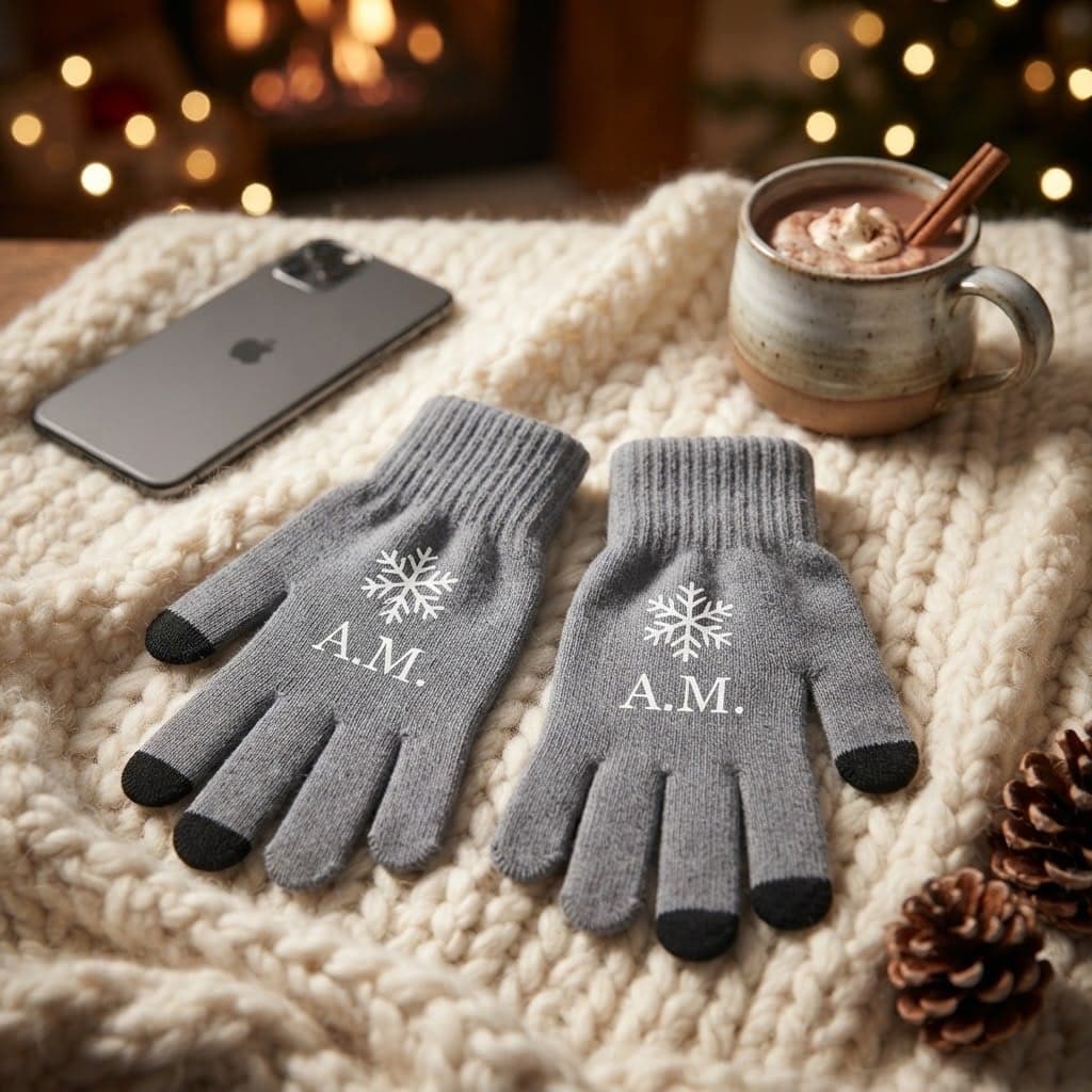 Mănuși tactile personalizate