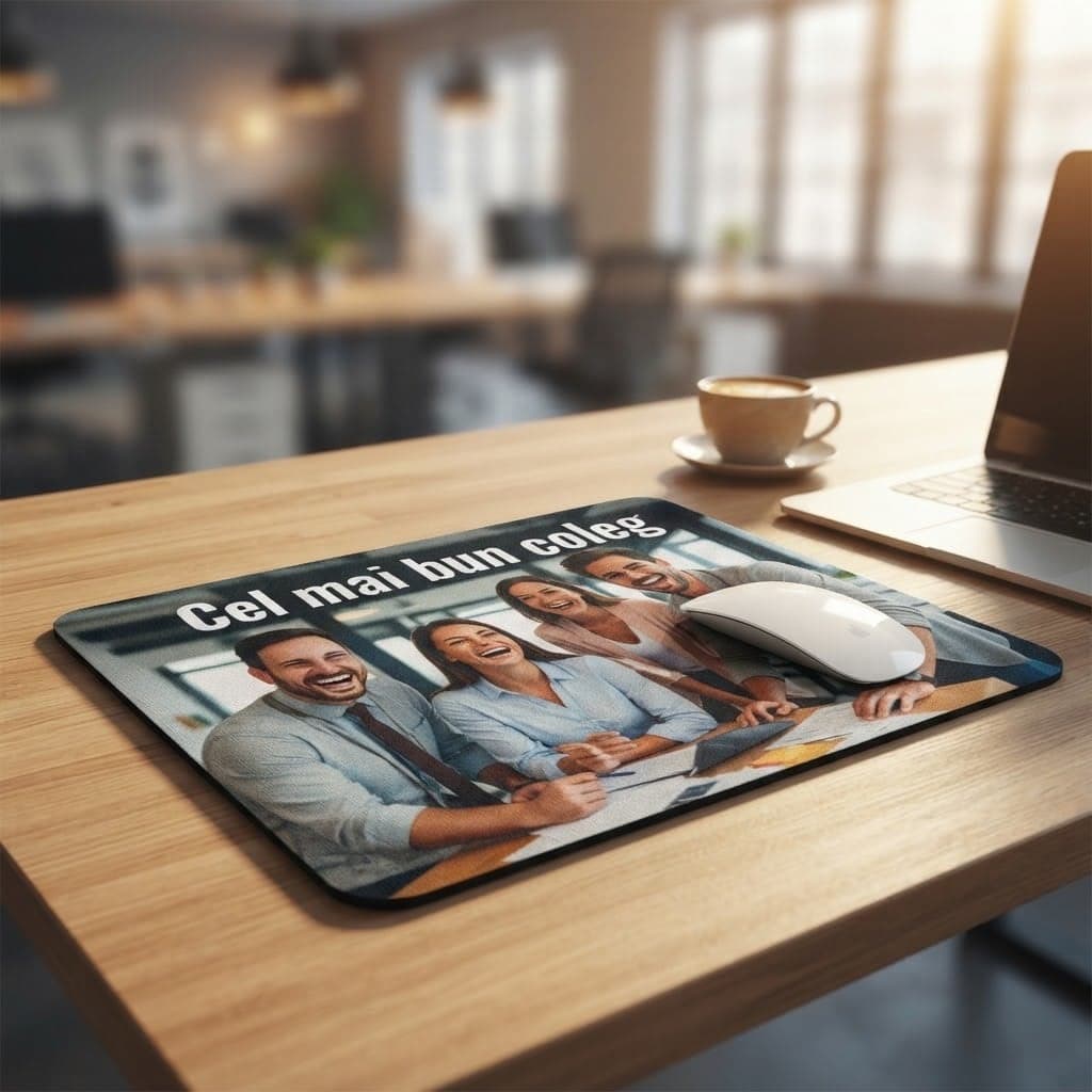 Mousepad personalizat pentru coleg