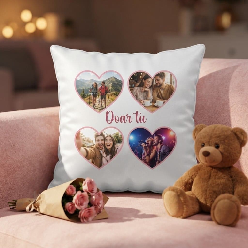 Pernă personalizată cadou pentru iubită