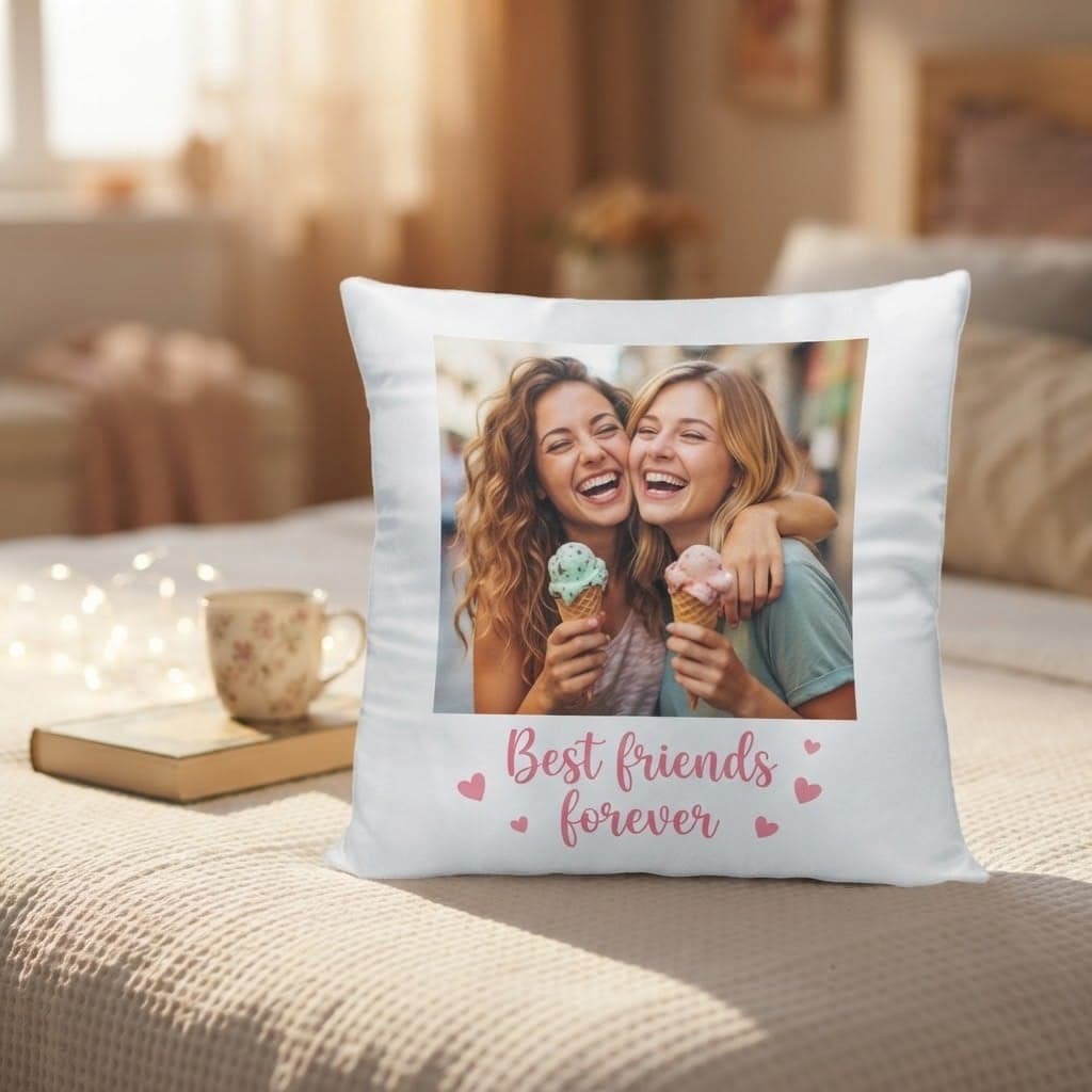 Pernă personalizată cadou pentru prietenă