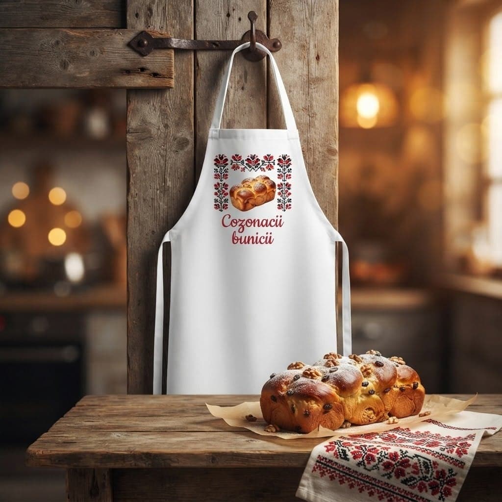 Șorț de bucătărie personalizat pentru bunică
