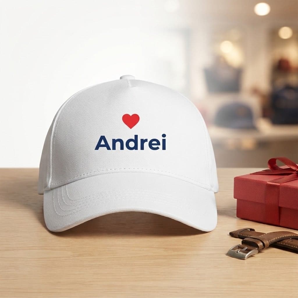 Șapcă personalizată pentru iubit