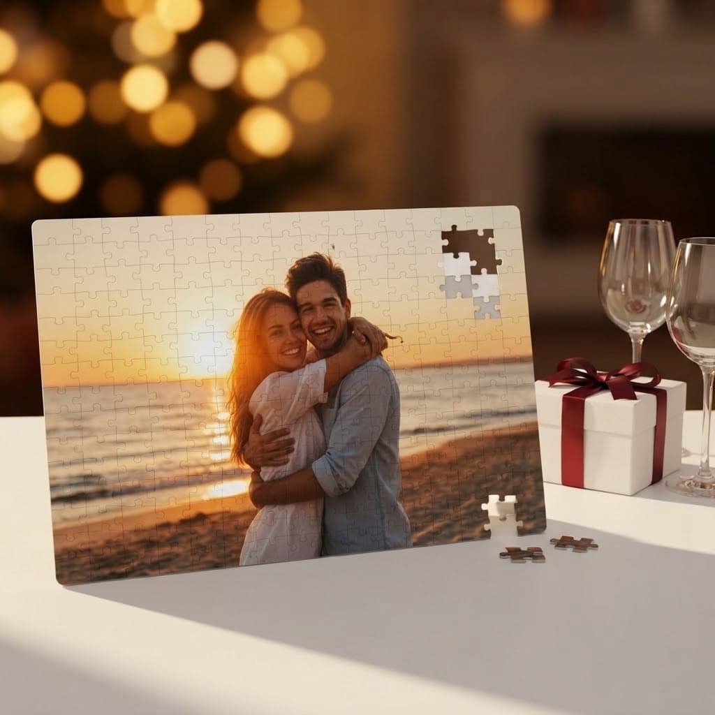 Puzzle personalizat cu poză — cuplu