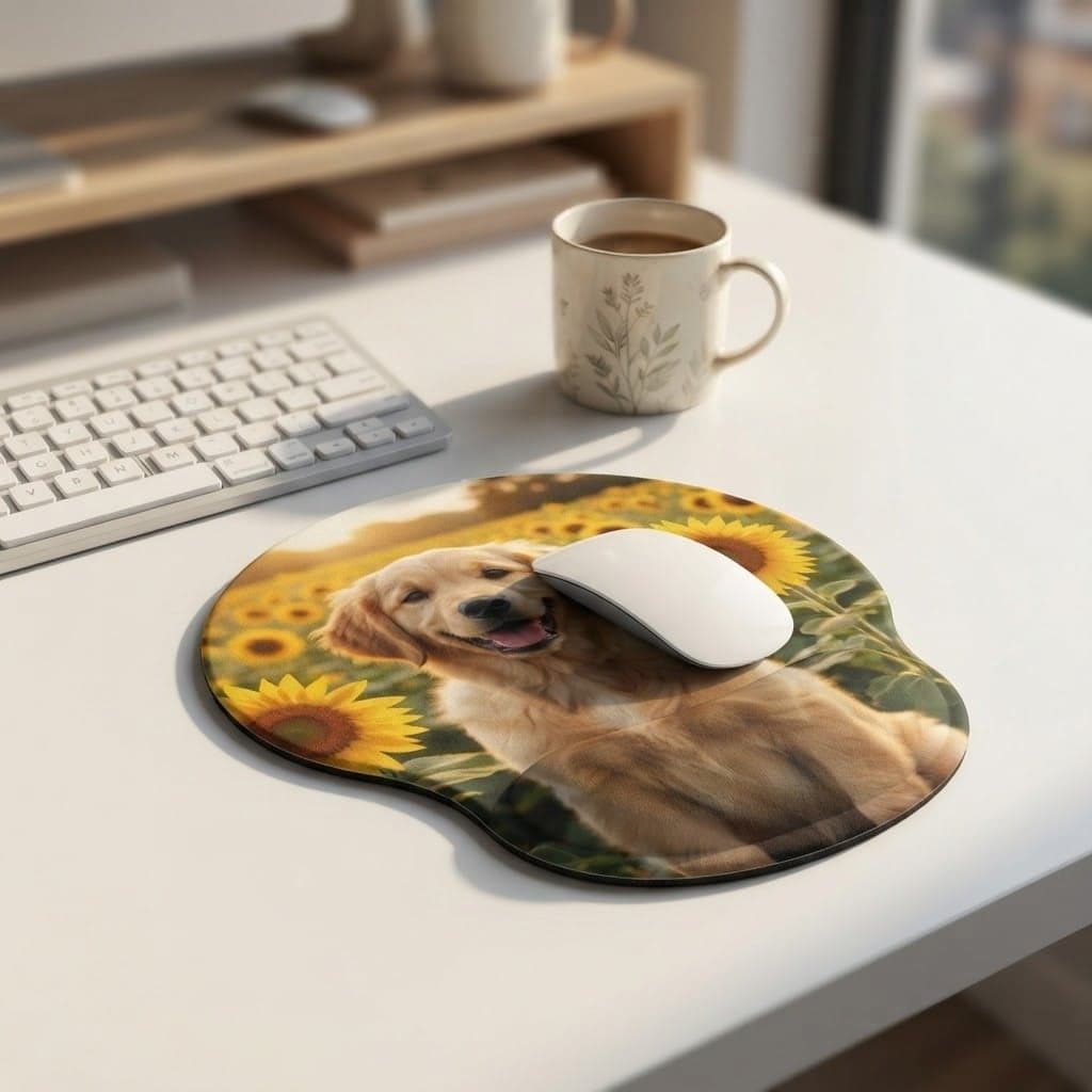 Mousepad ergonomic cu suport pentru încheietură