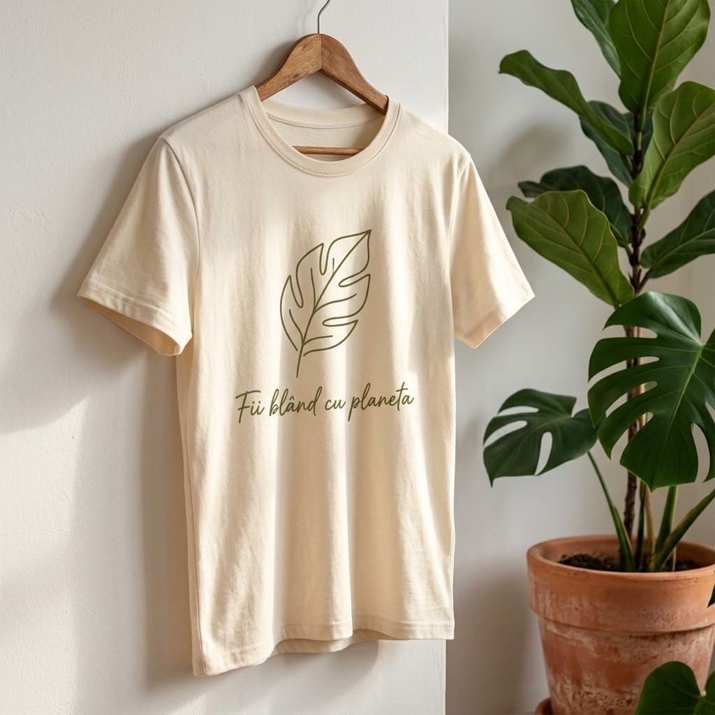 Tricou din bumbac organic, personalizat