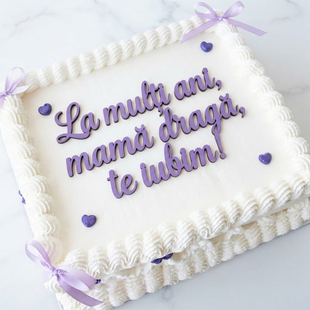 Topper de tort cu mesajul tău, pus pe tort